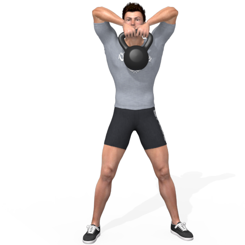 Kettlebell High Pull Sumo Stance Video Exercise Guide