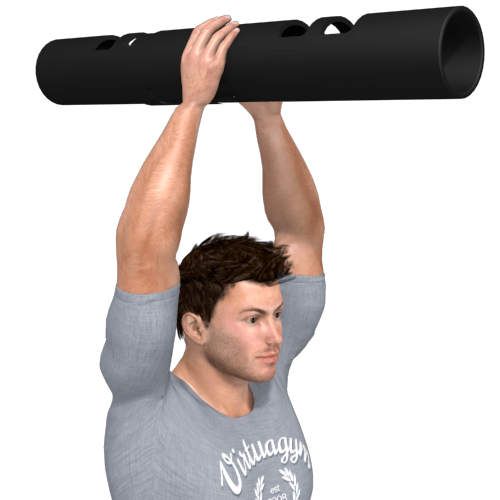 Vipr Squat To Overhead Press Video Exercise Guide
