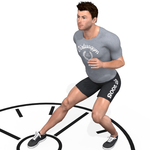 Clock Lunges Video Exercise Guide