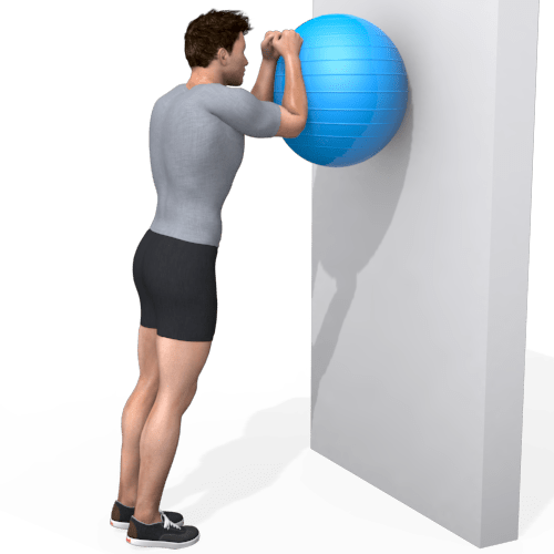 Wall Ball Rolling Video Exercise Guide