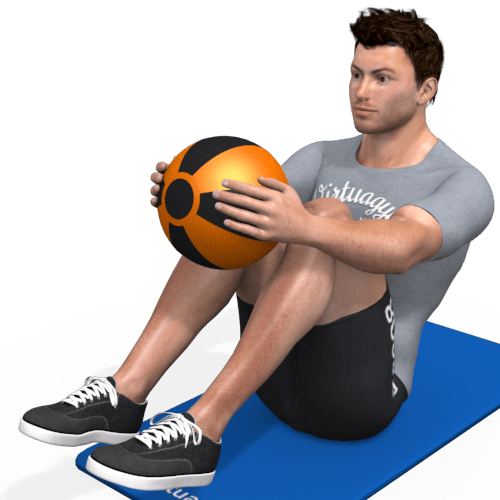 Medicine Ball Situp Video Exercise Guide