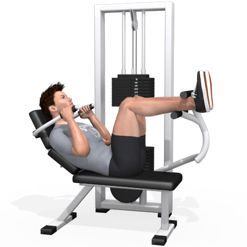 Abdominal Machine Lying Video Exercise Guide