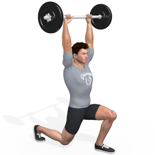 Barbell Power Clean And Jerk Video Exercise Guide