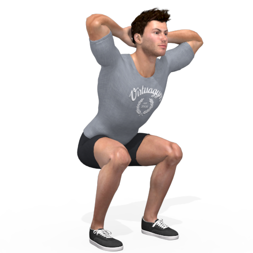 Prisoner Squat Video Exercise Guide