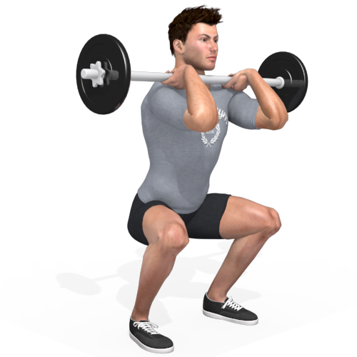 Barbell Front Squat Video Exercise Guide