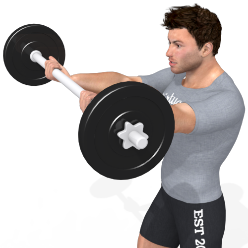 Barbell Biceps Curl And Press Video Exercise Guide 3871