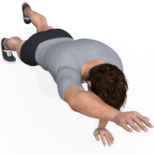 Superman Plank (alternating) Video Exercise Guide