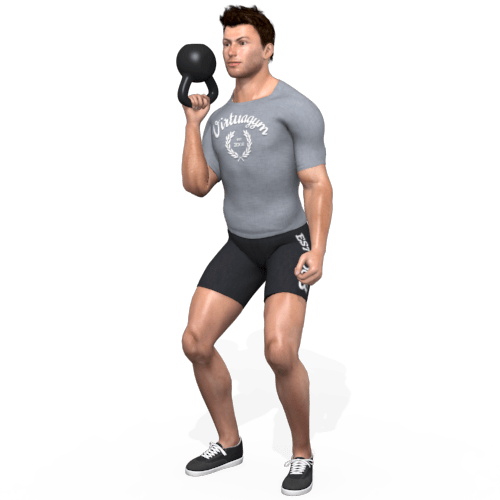 Kettlebell Clean Bottom Up Video Exercise Guide