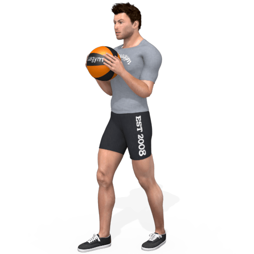 Medicine Ball Bicep Curl Video Exercise Guide