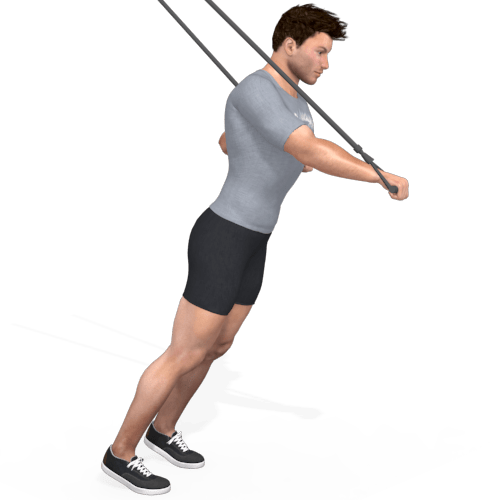 Suspension Trainer Chest Press Isometric Video Exercise Guide