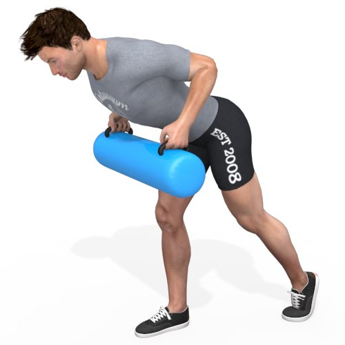 Aquabag Bent Over Row Split Stance Video Exercise Guide 