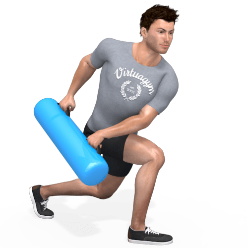 Aquabag Lunge Backward Side Swing Video Exercise Guide