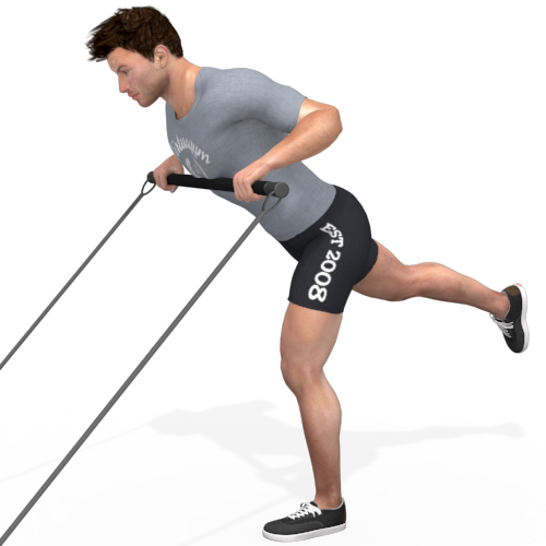 Pulley Bent Over Row One Leg Video Exercise Guide 