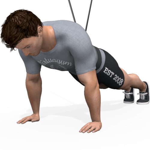 Pulley Assisted Pushup Video Exercise Guide
