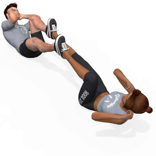 Bicycle Crunch Video Exercise Guide