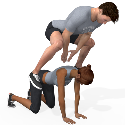 Hands Knees Position And Leapfrog Jump Video Exercise Guide