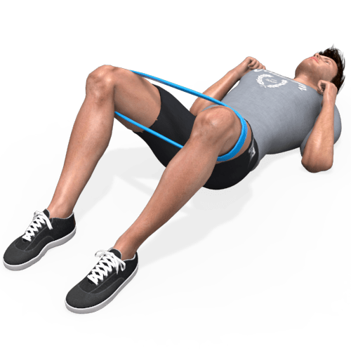 Resistance Band Hip Abduction Lying Video Exercise Guide