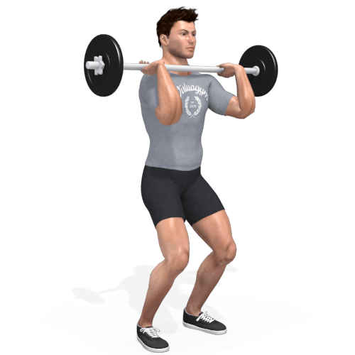 Barbell Push Press Front Video Exercise Guide