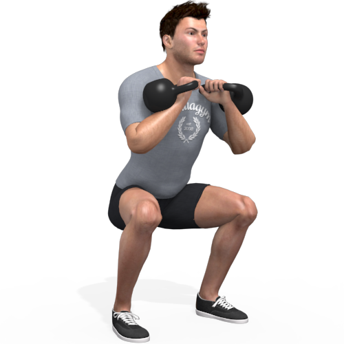 Kettlebell Squat Video Exercise Guide