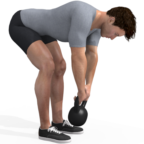 Kettlebell Stiff Leg Deadlift Video Exercise Guide 9877