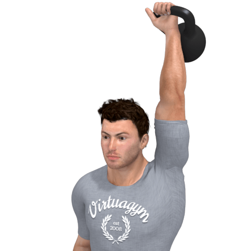 Kettlebell Shoulder Press Video Exercise Guide