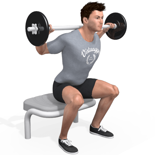 Barbell Box Squat Video Exercise Guide