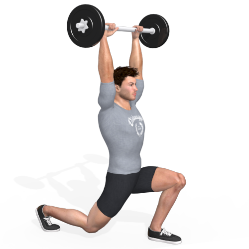 Barbell Split Jerk Video Exercise Guide