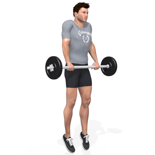 Barbell Hang Jumps Shrug Video Exercise Guide