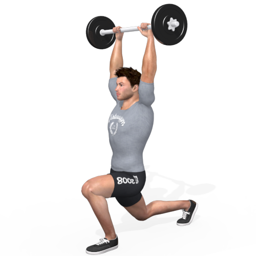 Barbell Hang Clean And Jerk Video Exercise Guide