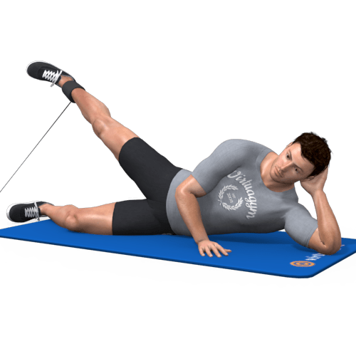 Pulley Abduction Leg Lying Video Exercise Guide