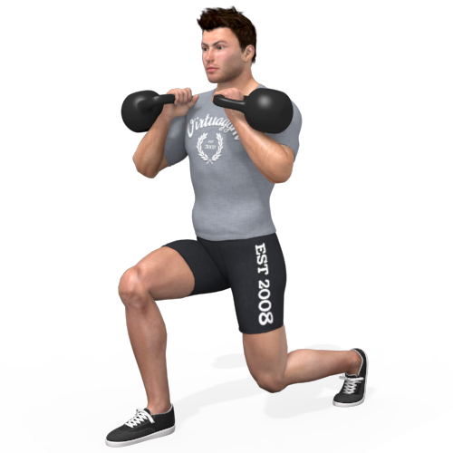 Kettlebell Reverse Lunge Video Exercise Guide