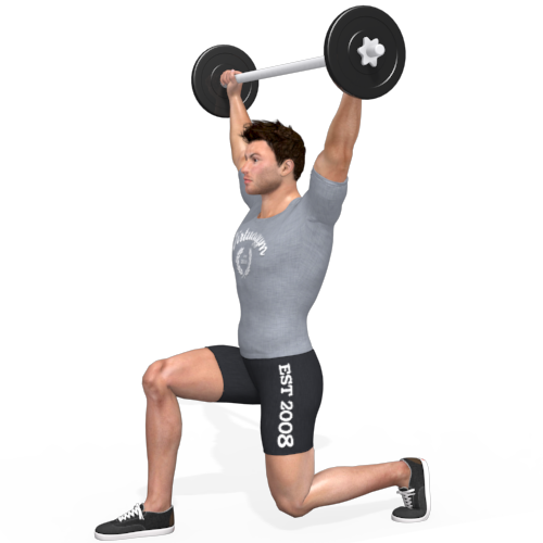 Barbell Overhead Lunge Video Exercise Guide