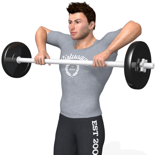 Barbell Upright Row, Wide Video Exercise Guide