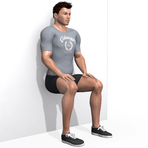 Wall Wall Squat Video Exercise Guide